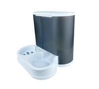 Fontaine à eau automatique pour chien - Double gamelle - Pour boire et manger