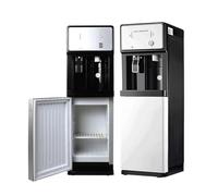 Fontaine A Eau Autonome Alimenté par Le Réseau,Distributeur d'eau Réfrigérée sur Pied,Fontaine A Eau Fraiche/réchauffeur avec Kit D'installation,Chaude Et Froide,pour Usage Commercial