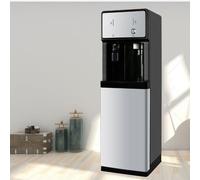 Fontaine à Eau Autonome alimentée par Le Secteur, unité Commerciale sur Pied à Chargement au Sol, Distributeur d'eau sur Pied avec Options Eau Chaude et Eau Froide, Fontaine à Eau(B)