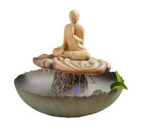 Fontaine à Eau Bouddha - Fontaine de Table d'intérieur avec Statue de Bouddha, Cadeau décoratif pour la Maison, Feng Shui et décoration Chinoise