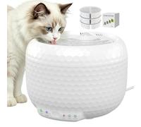 Fontaine a Eau Chat 1.8L/60oz, Fontaine à Eau pour Chat Chien, Pompe à Eau Ultra-Silencieuse IntéGréE, 2 Modes De DéBit, LivréE avec 3 Filtres