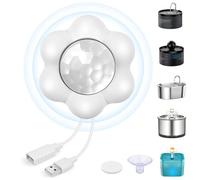 Fontaine a Eau Chat Detecteur De Mouvement, Diealles Shine Detecteur De Mouvement avec Interface USB, Capteur Silencieux Universel, USB Capteur Infrarouge pour Fontaines à Eau pour Chats Chien