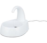Fontaine à eau Curved Stream 2,5 l/25 × 24,5 × 35 cm blanche