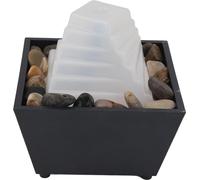 Fontaine à eau de table Intérieur Bureau Zen USB Décoration de table avec lumière LED pour la maison, le salon et le bureau