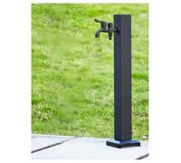 Fontaine à eau décorative pour jardin - Colonne - Fixation au sol - Pour irrigation extérieure et lavage de voiture - Design anti-gel