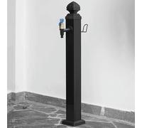 Fontaine à eau d'extérieur avec robinet et crochet, colonne de jardin antigel pour arrosage décoratif et irrigation