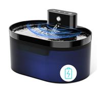 Fontaine à Eau Diealles Shine 2.2L pour Chat et Chien - Sans Fil, 4200mAh, Silencieuse avec Détecteur de Mouvement