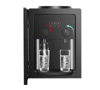 Fontaine à eau électrique chaude et froide pour bureau, maison, 550 W, pour usage domestique, distributeur d'eau froide et chaude, noir