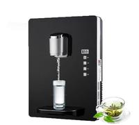 Fontaine à Eau électronique 2200 W Avec Sécurité Enfant, Unité Murale Alimentée Par Le Secteur (Capacité D'eau Chaude 30 L/H), 2 Fonction Glaçons Et Eau Chaude,Black