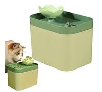 Fontaine à Eau en Céramique pour Chat et Chien | Distributeur Automatique Ultra Silencieux avec Filtre Vert