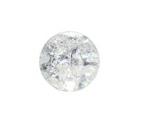 Fontaine à eau en verre pour décoration artisanale Bonsaï Maison Photographie Fortune Ornement Accessoires 3 cm Fissure 3 cm Boule de glace