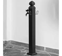 Fontaine à eau extérieure avec robinet et crochet en acier inoxydable, antigel pour colonne d'eau de jardin, robinet décoratif pour arrosage de jardin, lavage de voiture