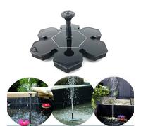 Fontaine À Eau Flottante À Énergie Solaire,Bain D'oiseaux,Pompe À Eau Flottante En Forme De Fleur,Jet Recommandé,Décoration De Jardin,30-60cm