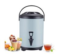 Fontaine à Eau INOX Professionnelle 6L 8L 10L 12L - Thermos Isolé avec Robinet pour Cafétéria, Événements, Réceptions et Bureau