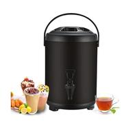 Fontaine à Eau INOX Professionnelle 6L 8L 10L 12L - Thermos Isolé avec Robinet pour Cafétéria, Événements, Réceptions et Bureau