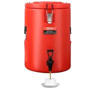 Fontaine à Eau Isotherme - VEVOR - 17L Distributeur de Boissons Isotherme Fontaine à Eau Chaud et Froid Inox,avec Robinet Portable