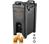 Fontaine à Eau Isotherme - VEVOR - 18,9L Distributeur de Boissons Isotherme Fontaine à Eau Chaud et Froid,425 x 257 x 655 mm