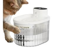 Fontaine à eau pour animal domestique rechargeable 3 L silencieuse automatique - Fontaine à boire pour animaux de compagnie - pour arroser l'alimentation du chien, chiot, chaton, petit animal, maison