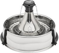 Fontaine À Eau Pour Animaux 360 Degrès Drinkwell En Acier Inoxydable,Capacité 3.8 L,5 Jets D'eau En Cascade Personnalisables,Filtre À Charbon Et En Mousse Pour Une Eau De Qualité