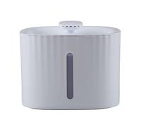 Fontaine à Eau pour Animaux Automatique 3L / 100 oz, Distributeur Ultra - Silencieux avec Filtration Quadruple, Indicateur LED et Débit Ajustable - Hydratation Saine, Design Prat
