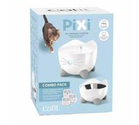 Fontaine à eau pour animaux Catit Pixi Combo Kit Blanc 200 ml / 20x20x17 cm