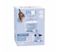 Fontaine à eau pour animaux Catit Pixi Combo Kit Bleu 200 ml / 20x20x17 cm