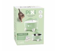 Fontaine à eau pour animaux Catit Pixi Combo Kit Vert 200 ml / 20x20x17 cm
