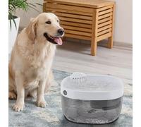 Fontaine à eau pour animaux de compagnie Fontaine à eau pour chat Peut être utilisée dans la cuisine dans la chambre à coucher Capacité du seau : 7 l Blanc Clair Gris 30 dB 32 x 30 x 18 cm