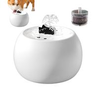 Fontaine À Eau pour Animaux - Fontaine d'eau Électrique pour Animaux Domestiques - Distributeur D' Filtrée avec Capteur 3D Chaton Et Chien À La Maison Ou L'Extérieur