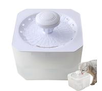 Fontaine À Eau pour Chat, 2,5L Silencieuse Automatique USB Rechargeable Accessoire Hydratation, Distributeur Automatique d'eau, pour Chaton Voyage Maison Extérieur Boisson Nuit Jour Chaud Bureaux