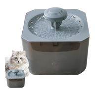 Fontaine à eau pour chat 2500 ml - Grande capacité - Rechargeable par USB | Distributeur d'eau pour chiot, cage de voyage, maison à l'extérieur, alimentation à bascule, nuit, bureau, intérieur