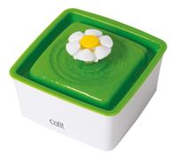 Catit Abreuvoir 2.0 Mini – fleur – 1,5 L – 3 réglages – Blanc/Vert – pour chat