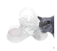 Fontaine à Eau pour Chat | Abreuvoir Silencieux avec Siphon Sécurisé en Plastique Alimentaire Anti-Renversement | Réservoir d'eau pour Chien,pour Chiots Chats Lapins et Autres Petits Animaux