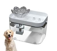 Fontaine à eau pour chat d'intérieur | Distributeur avec filtre rechargeable via USB - Fontaine d'eau automatique et silencieuse pour chiens, pour une utilisation dans la maison de chatons et animaux