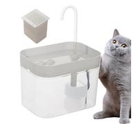 Fontaine à eau pour chat - Distributeur automatique d'eau pour chat, distributeur d'eau pour hydratation, outil de boisson pour animaux de compagnie, corps en résine renforcée avec pompe à haut débit