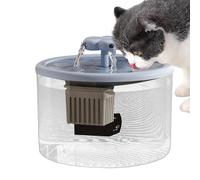 Fontaine à eau pour chat - Distributeur automatique pour animaux de compagnie, bol à boire silencieux | Station de grotte intérieure de 1,2 l, mangeoire portable pour chambre à coucher, cuisine, salon