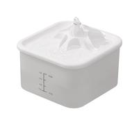 Fontaine à eau pour chat - Distributeur d'eau silencieux en forme d'éruption de volcan - Réservoir d'eau pour petits animaux, grande capacité pour une utilisation en intérieur