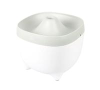 Fontaine à eau pour chat Ebi Yuna Blanc 2L / 19,5x19,5x17 cm