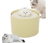 Fontaine à eau pour chat - En céramique - 1,2 l - Distributeur d'eau automatique pour petits animaux de compagnie - Bol à eau élégant en céramique pour chats et chiens - Station de grotte intérieure