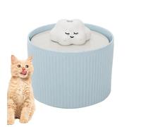 Fontaine à eau pour chat - Fontaine à eau en céramique pour chat, filtre à eau automatique de 1,2 L, fontaine silencieuse pour chien, filtre à eau pour animaux de compagnie, petit chien, fontaine à
