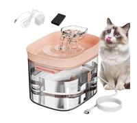 Fontaine à eau pour chat | Gamelle silencieuse pour chiot de 1,8 l - Fontaine à eau automatique pour chien | Pour propriétaires d'animaux dresseurs asiles routine quotidienne bureau à domicile salon