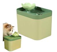Fontaine À Eau pour Chat - Mangeoire Silencieuse en Céramique, Abreuvoir en Porcelaine Durable, Système De Filtration Ultra Silencieux avec Filtre À Charbon | Fournitures Automatiques pour Animaux De