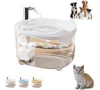 Fontaine à eau pour chats d'intérieur - Distributeur d'eau pour chien et chat - 1,5 l - Silencieux - Distributeur automatique - Fournitures pour animaux domestiques - Pour nourrir l'intérieur, la