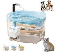 Fontaine à eau pour chats d'intérieur - Distributeur d'eau pour chien et chat - 1,5 l - Silencieux - Distributeur automatique - Fournitures pour animaux domestiques - Pour nourrir l'intérieur, la