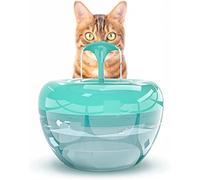 Fontaine à Eau pour Chats Super Silencieuse | Fontaine à Eau avec Filtre Puissant sans PBA | Distributeur d'eau 1,5L Chats et Petits Chiens Vert Macaron