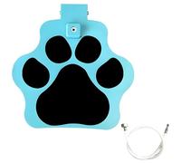 Fontaine à eau pour chien, distributeur d'eau d'extérieur activé par les pattes, eau douce instantanée, plastique, pas d'électricité nécessaire, installation facile du tuyau, bleu, 22,1 x 22,6 x 6,6