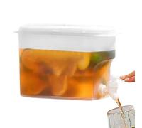 Fontaine À Eau Réfrigérée | Pichet Froid pour Réfrigérateur avec Robinet | Grande Capacité 2,8L Réservoir à Boissons pour Cuisine Maison Extérieur Fête