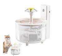 Fontaine à eau sans fil pour chat - Base de placement à profil bas de 15 x