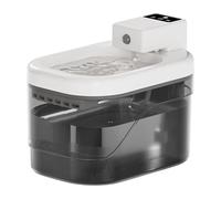 Fontaine à eau sans fil rechargeable avec détecteur de mouvement pour chat - 2 L - Fontaine à eau intelligente pour chaton - Pour un w nd, un voyage, une cour, une terrasse, un salon, des vacances
