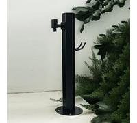 Fontaine à eau verticale en acier inoxydable 304 avec support de tuyau, robinet antigel, fontaine à eau, poteau d'irrigation, distributeur d'eau de jardin, style noir C